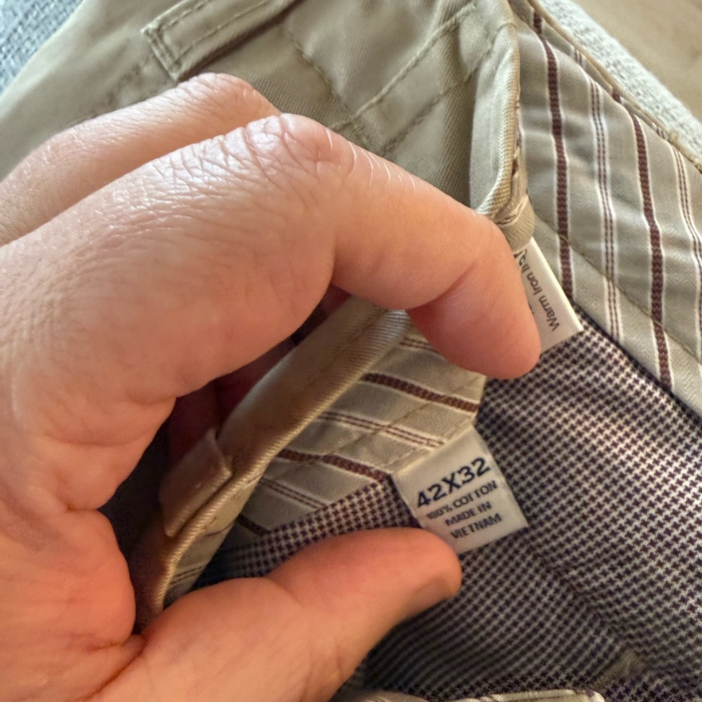 Joseph Abboud Tan Chino Pants - Picture 3 of 4